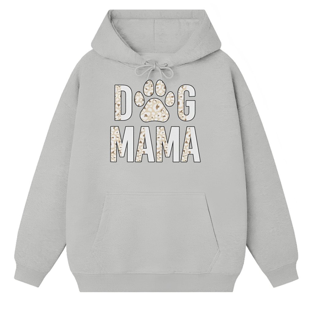 Dog Mama Hoodie – Gift for Dog Mom - front view