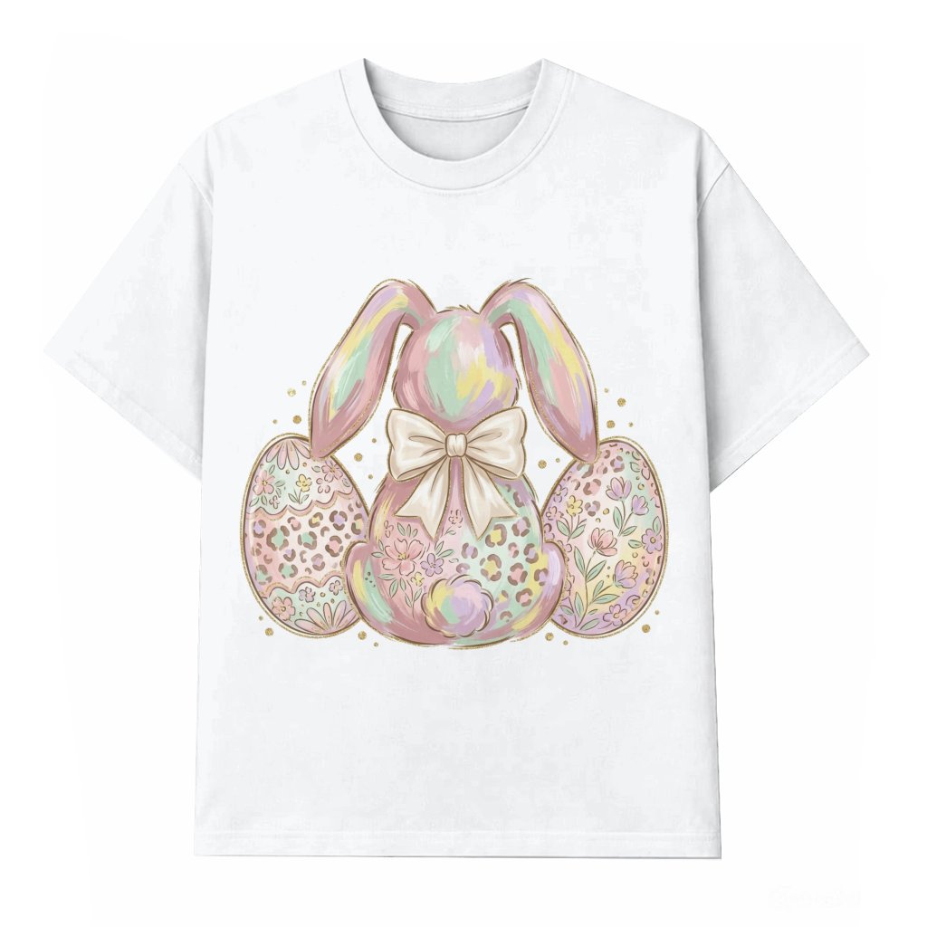 Pastel Easter Eggs T-shirt – Easter Sunday Gift Outfit - front view