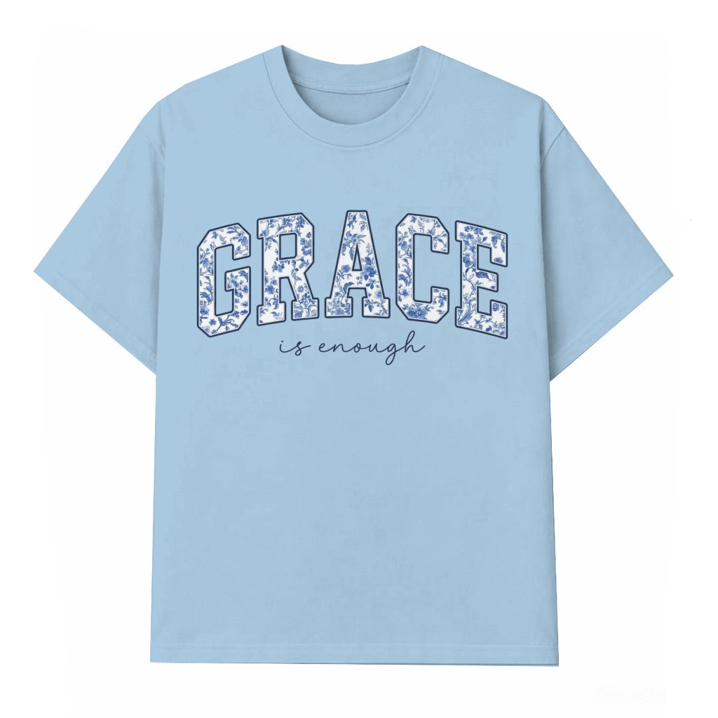 Grace Christian T-shirt – Christian Faith Gift for Believers Inspirational - front view
