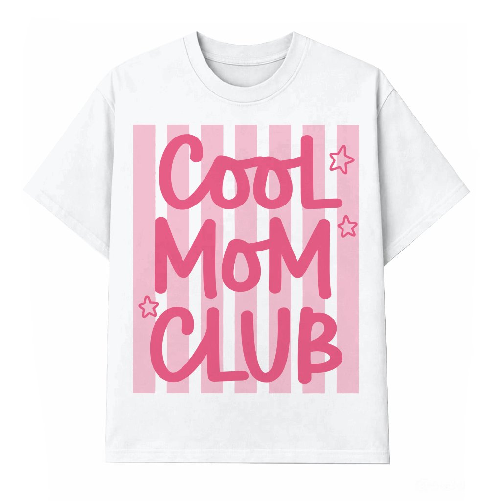 Cool Moms Club T-shirt – Mother's Day Gift for Mom Beach Trip Vacation - front view