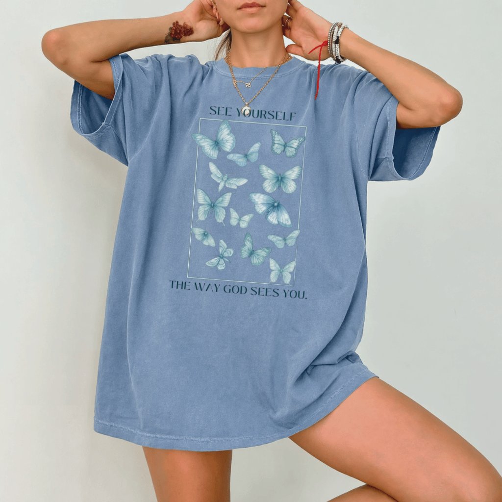 Comfort Colors Like God Sees You Shirt – Gift for Christians - back view