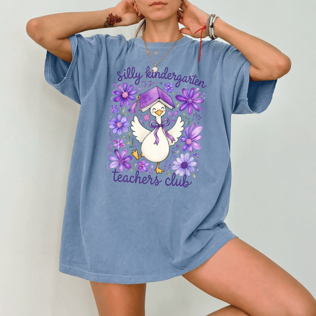 Comfort Colors Kindergarten Teachers Shirt – Back to School Gift - back view