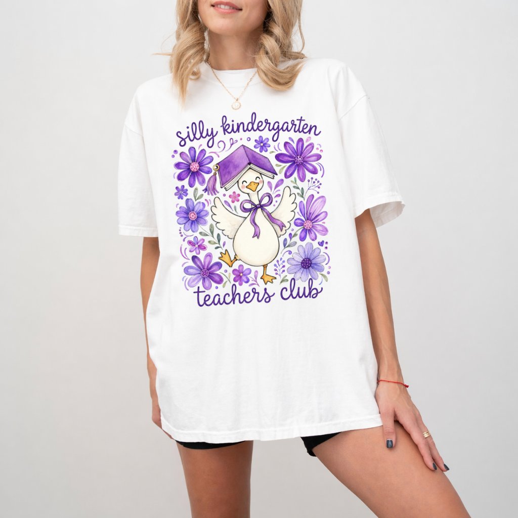 Comfort Colors Kindergarten Teachers Shirt – Back to School Gift - detail view