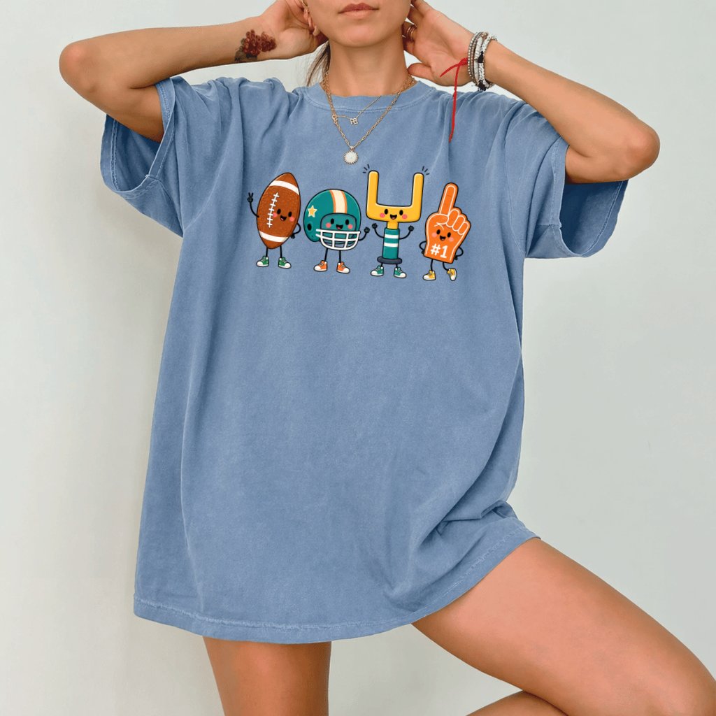Comfort Colors Gamde Day, Til The Season Shirt – Funny Fall Gift for Her - back view