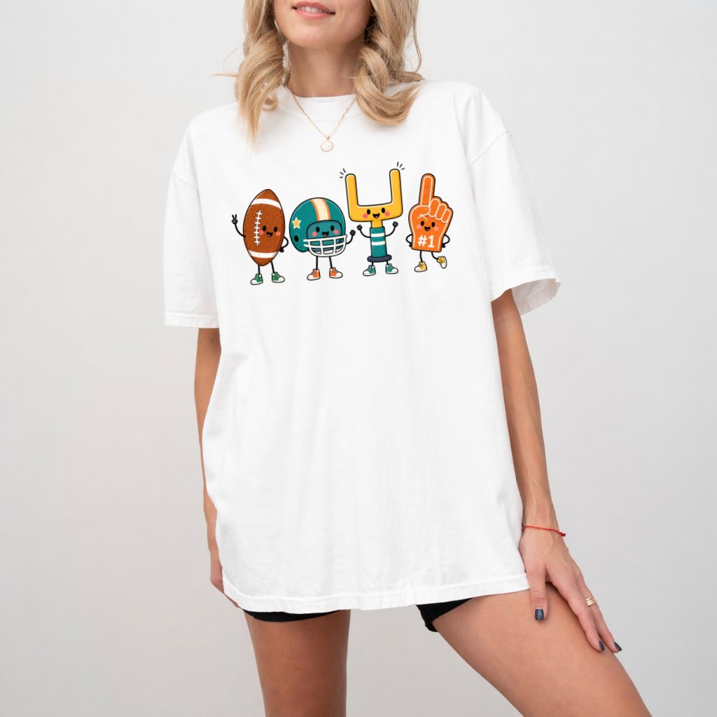 Comfort Colors Gamde Day, Til The Season Shirt – Funny Fall Gift for Her - detail view