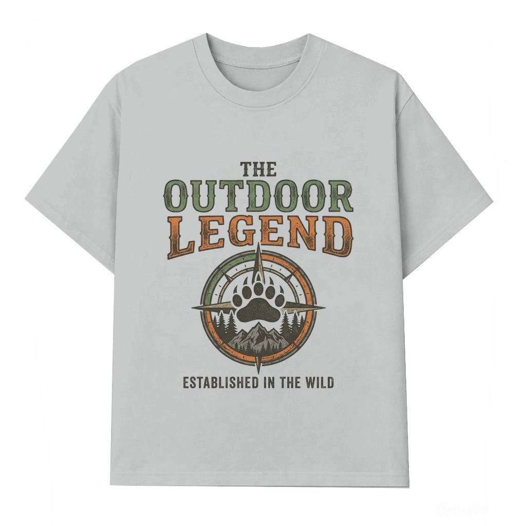 Outdoor Legend T-shirt – Father's Day Gift for Dad Husband Outdoor Wildlife - front view
