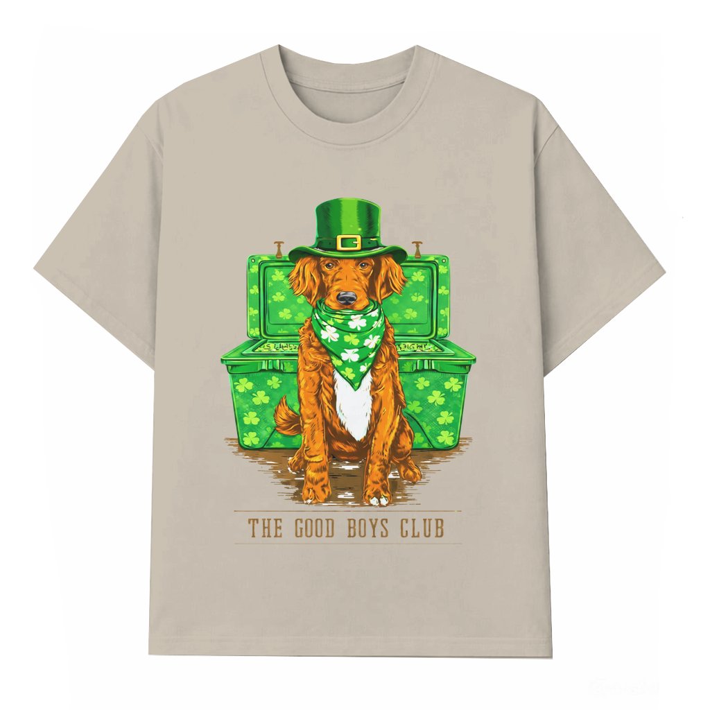 Good Boy Club Dog Lover T-shirt – Gift for Dog Lovers Funny Graphic - front view