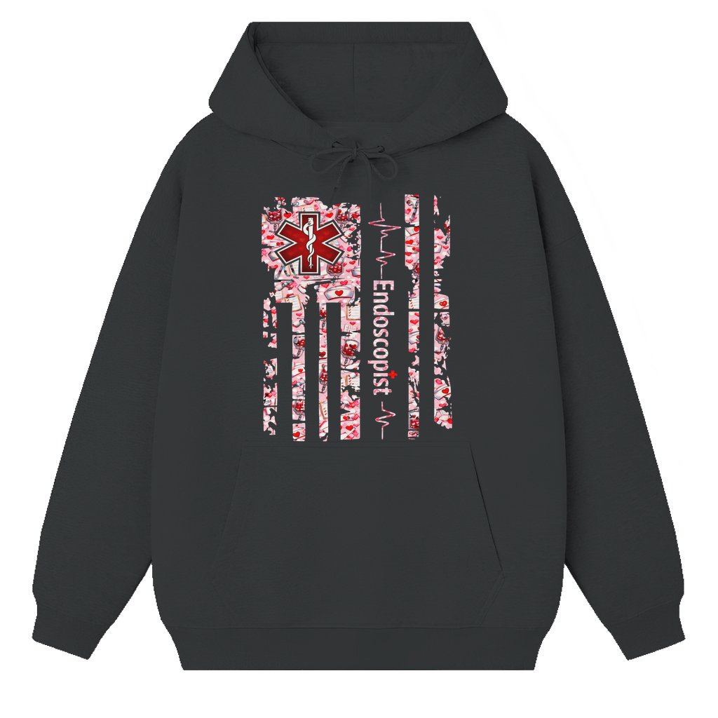 Endoscopist Valentine Hoodie – Valentine's Day Gift for Endoscopist Medical Nurse - front view