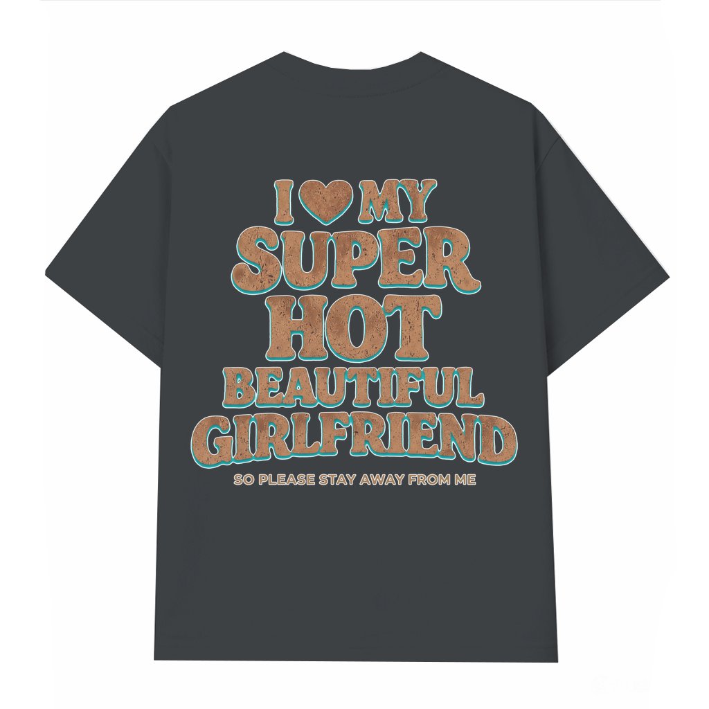 I Heart My Girlfriend T-shirt – Valentine's Day Gift for Girlfriend Funny Retro - front view