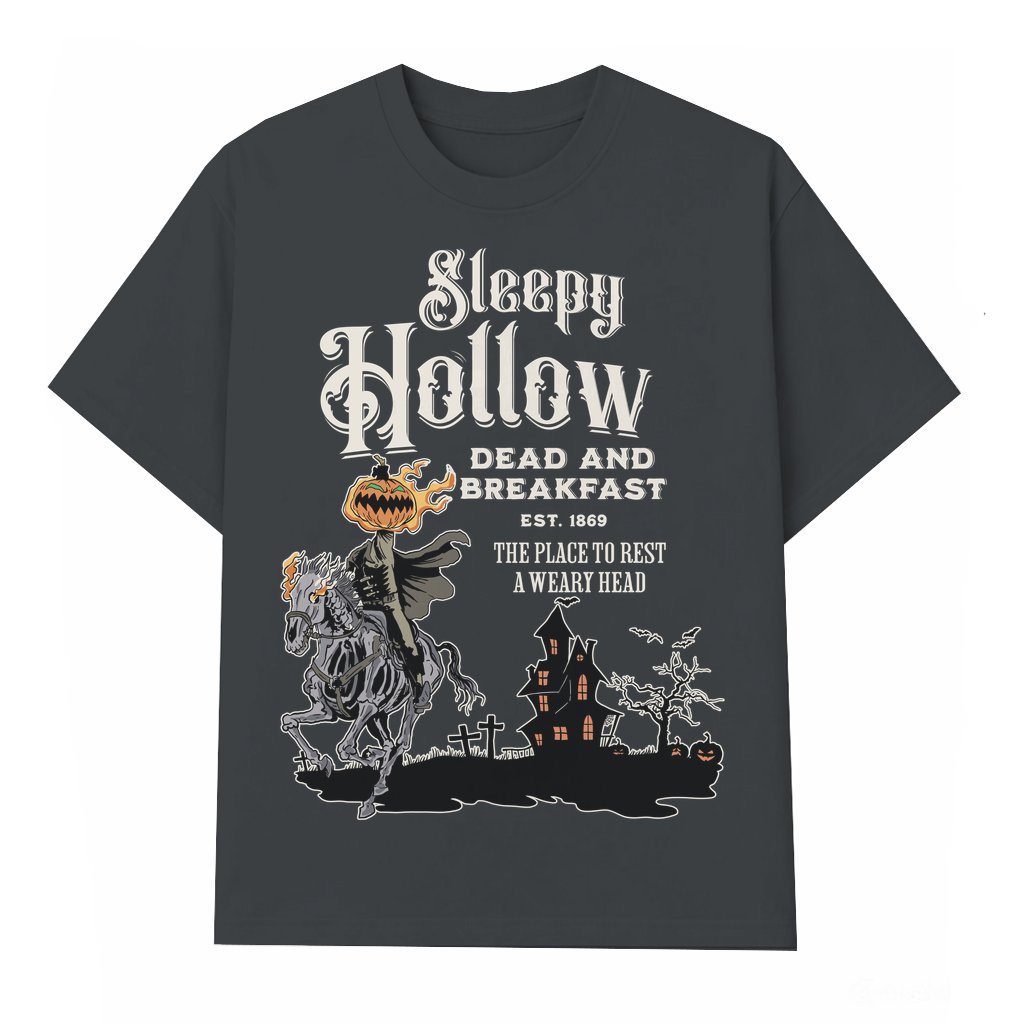 Scary Headless Horseman T-shirt – Halloween Gift Vintage Sleepy Hollow - front view