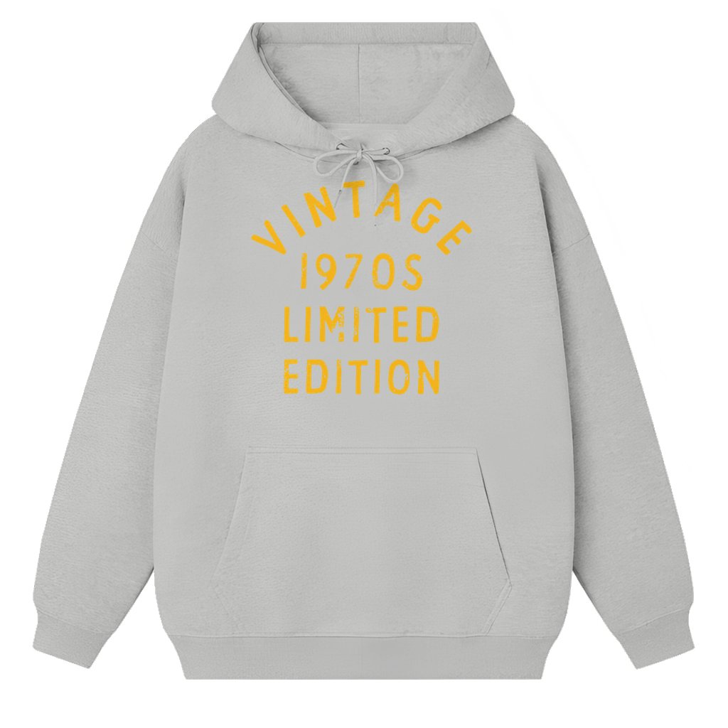 Funny Vintage 1970s Hoodie – Classic Birthday Gift for Women - front view