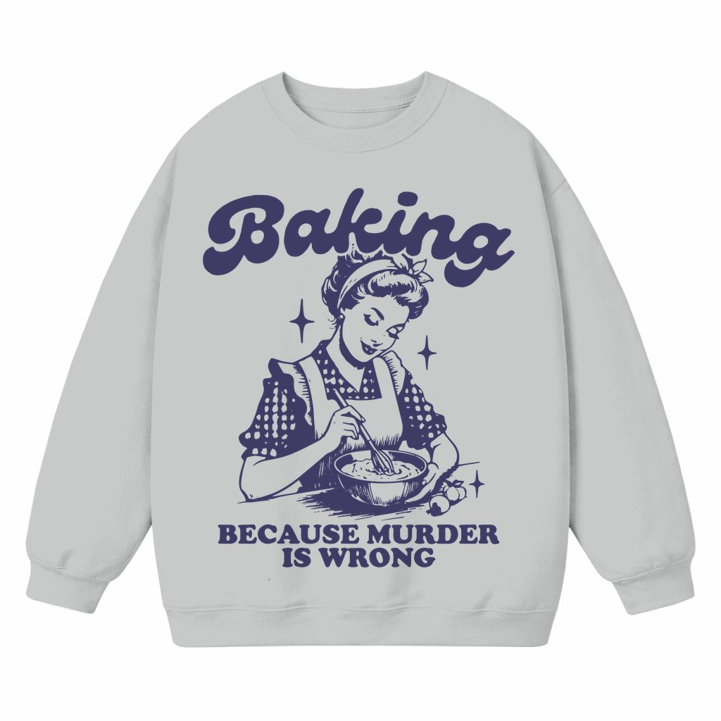 Vintage Baking Sweatshirt – Mother's Day Gift for Mom - front view