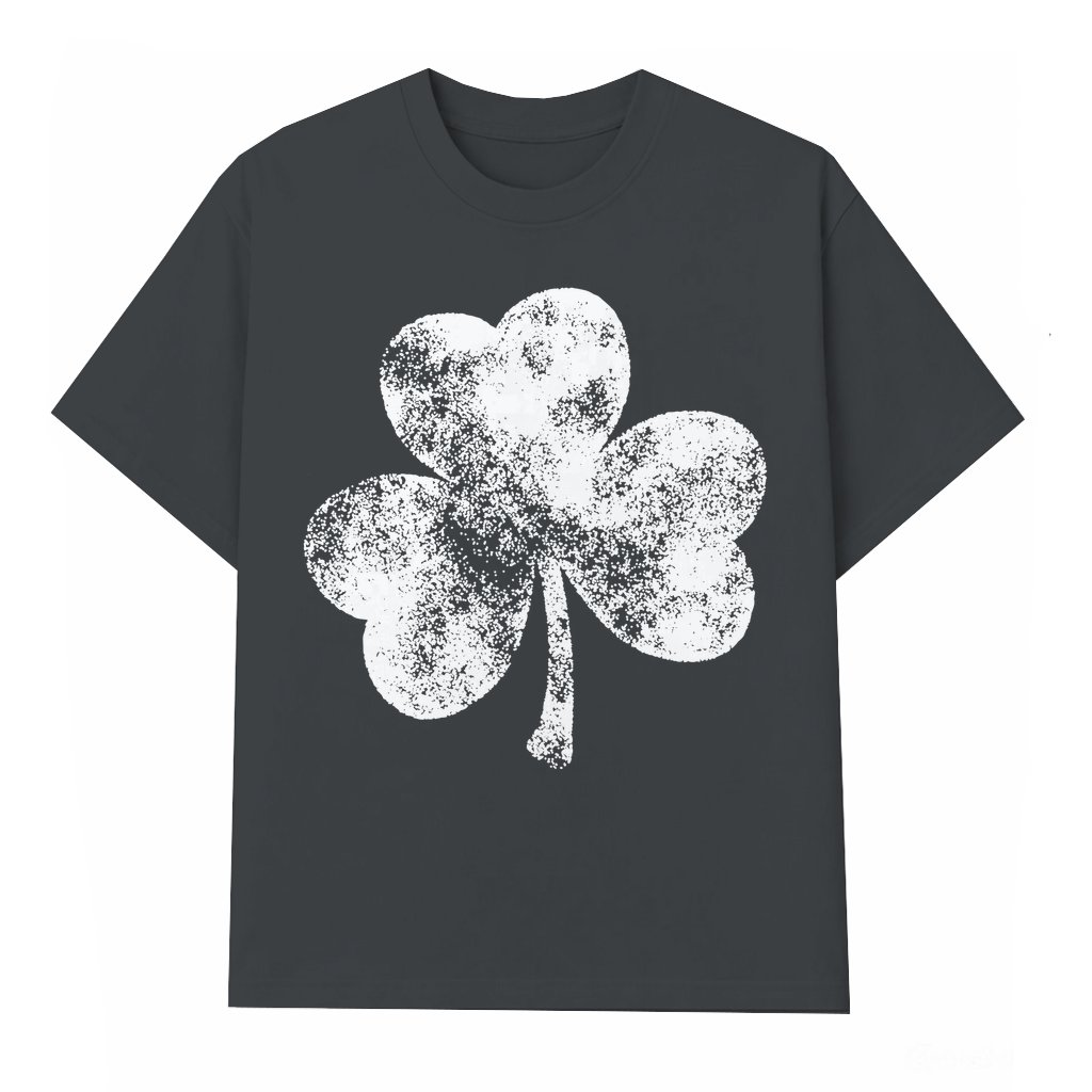 Vintage Shamrock T-shirt – St Patrick's Day Gift - front view