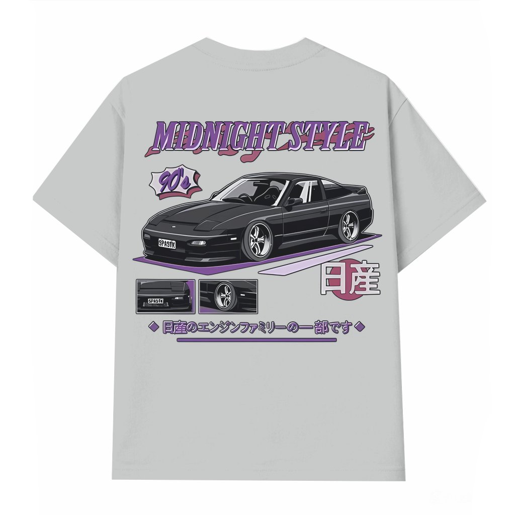 Anime JDM T-shirt – Car Lover Gift for Him Vintage Retro Street Racing - front view
