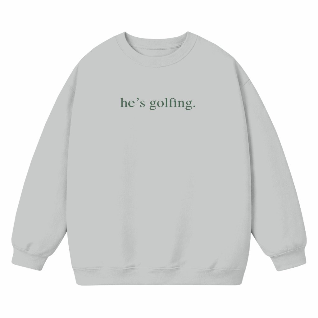 Funny Vintage Golfing Sweatshirt – Golf Gift for Golfers - front view