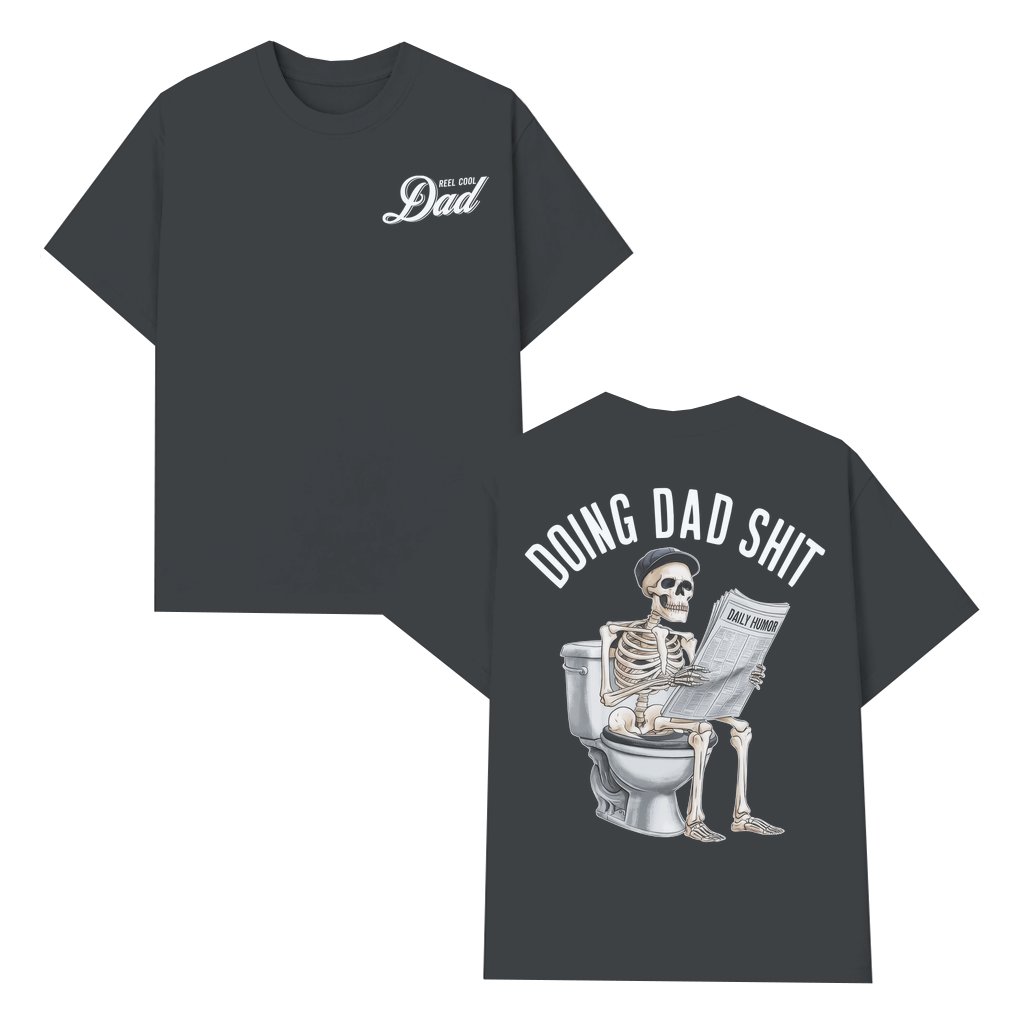 Funny Skeleton Best Dad Ever T-shirt – Father's Day Gift for Dad Vintage - front view
