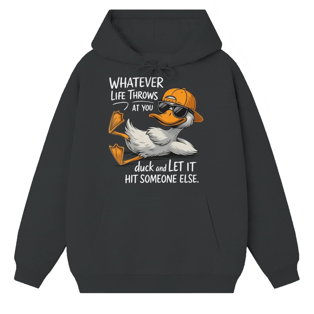 Funny Duck Meme Hoodie – Gift for Animal & Meme Fans Trendy Unisex - front view