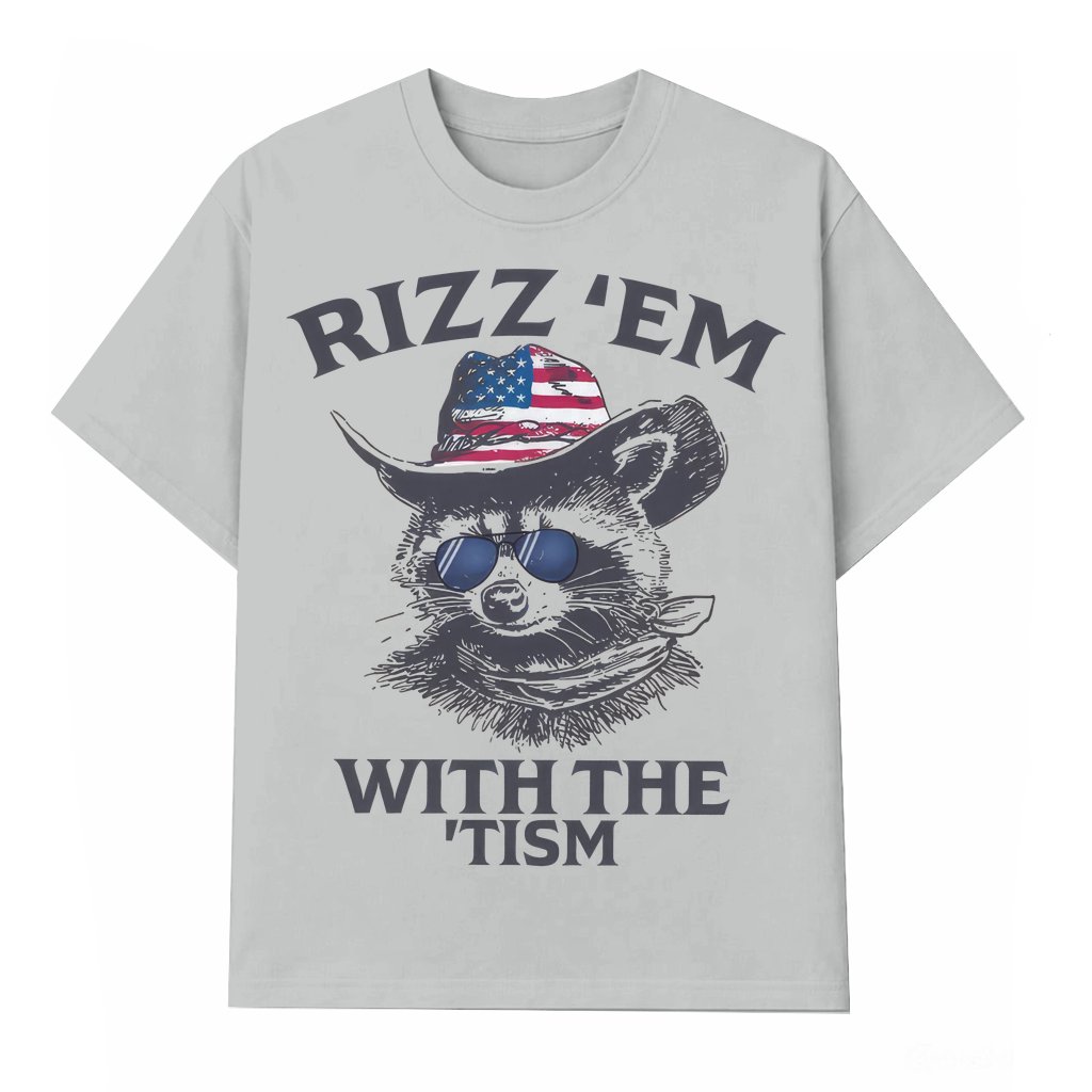 Funny Raccoon Cowboy T-shirt – Western Fan Gift for Men Humor - front view