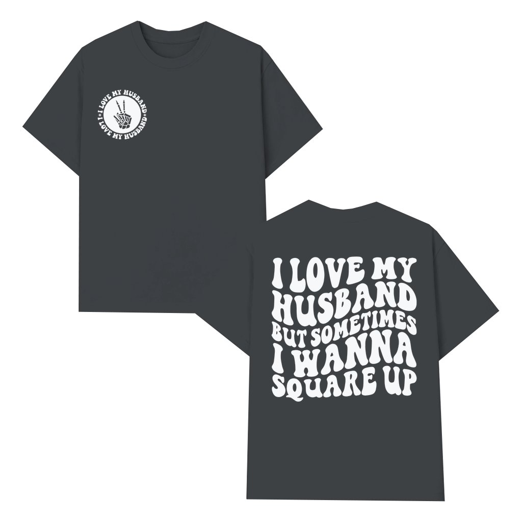 Funny Wife T-shirt – Gift for Wife Retro Humor 2 Sided Print - front view