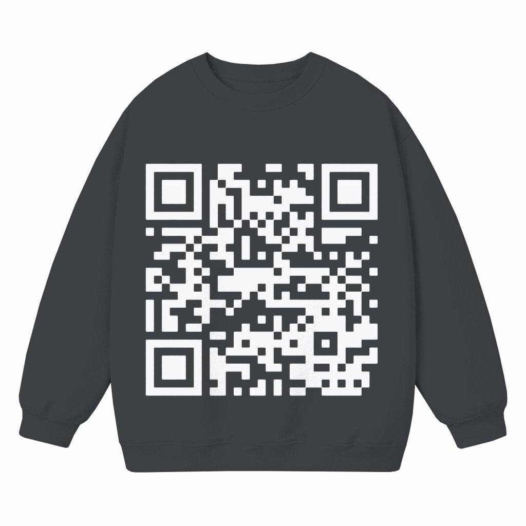 Funny QR Code Sweatshirt – Mother's Day Gift for Mom - front view