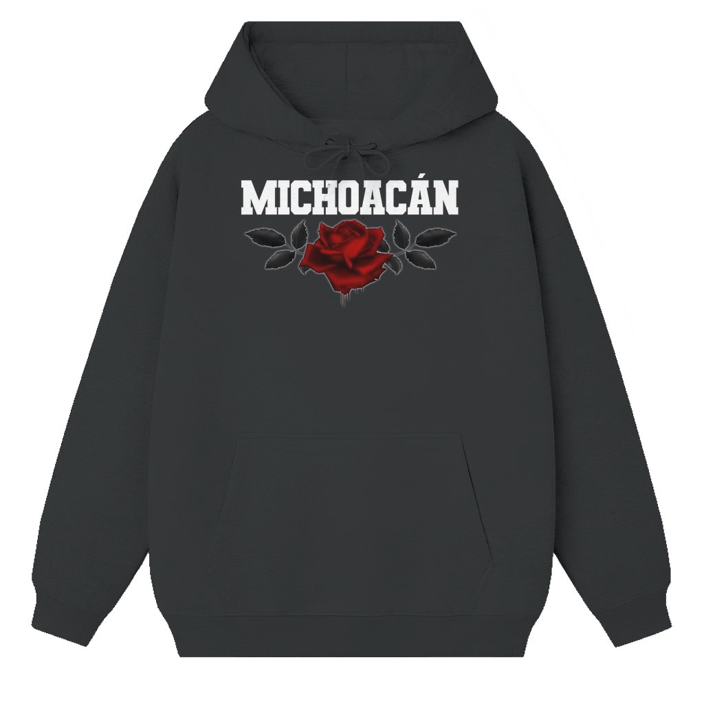 Michoacan Mexico Hoodie – Birthday Gift Streetwear Red Black - front view
