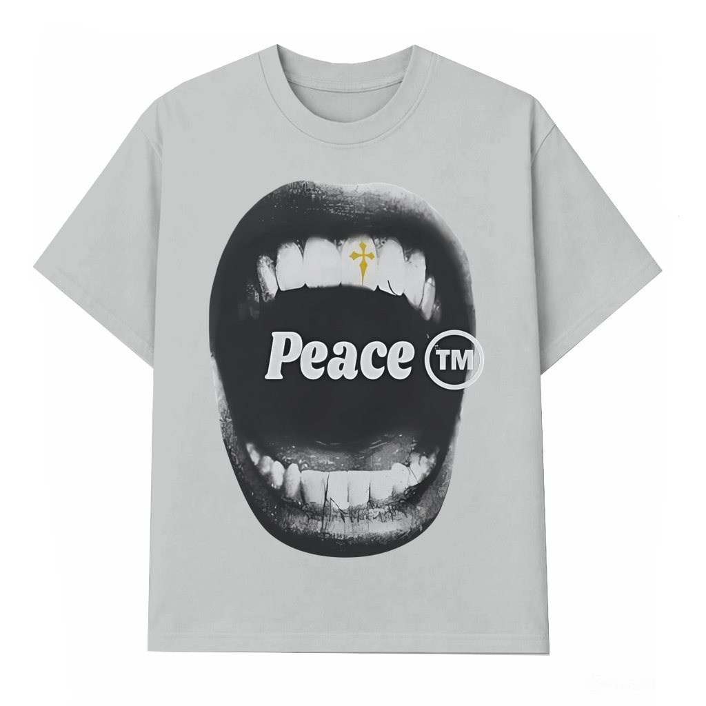 Peace T-shirt – Gift for Him Her Trendy Streetwear - front view