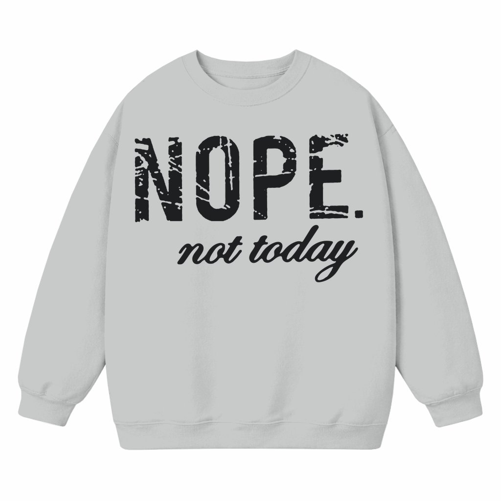 Vintage Letter Print Sweatshirt – Gift for Women Trendy Streetwear Style - front view