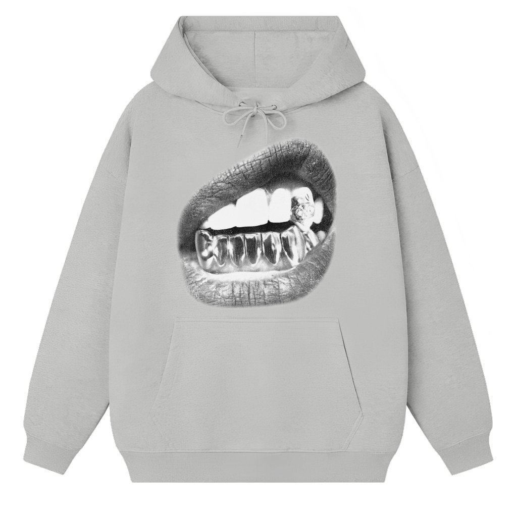 Cool Grillz Hoodie – Gift for Men Trendy Streetwear - front view