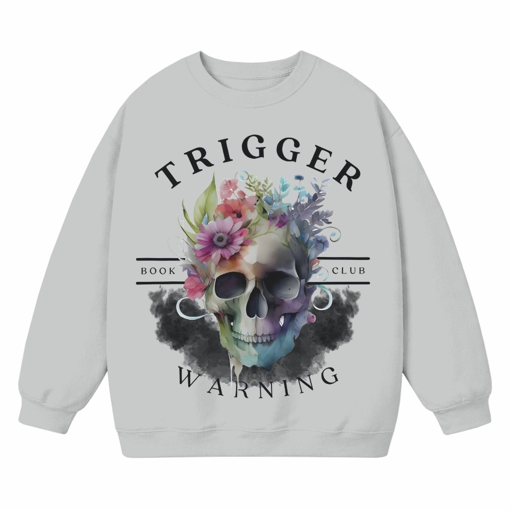 Dark Romance Sweatshirt – Booktok Smut Gift for Reader Skeleton Design - front view