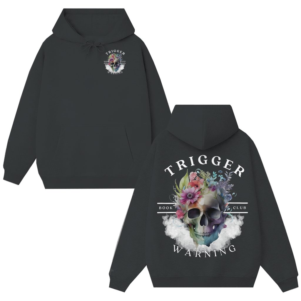 Dark Romance Smut Reader Hoodie – Gift for Smut Reader Trendy Skeleton - front view