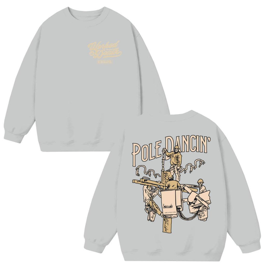 Funny Pole Dancin' Sweatshirt – Gift for Pole Dancer Trendy Unisex - front view