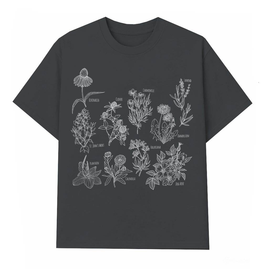 Healing Herbs T-shirt – Powerful Reproductive Rights Women Empowerment Gift for Her - front view
