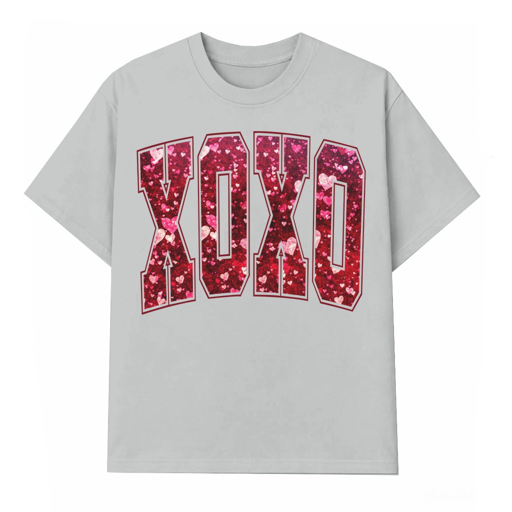 Cute XOXO T-shirt – Valentines Day Gift for Teachers Trendy - front view