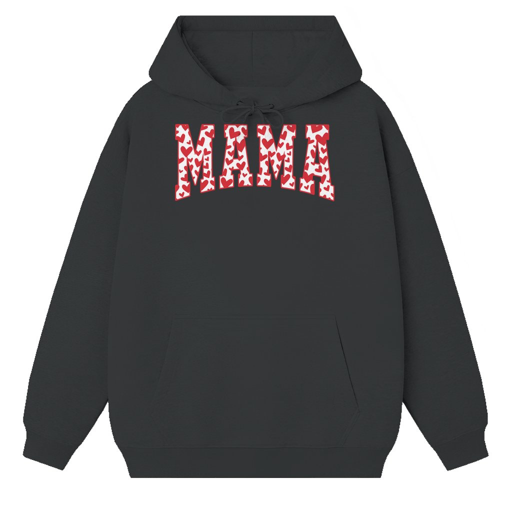 Cute Mama Hoodie – Trendy Valentine's Day Gift for Mom - front view