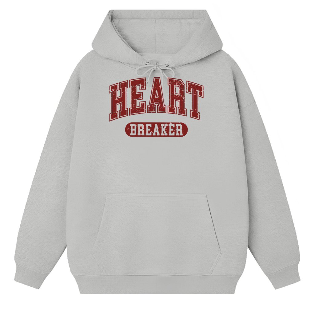 Heart Breaker Hoodie – Anti Valentine's Day Gift for Her Funny Trendy - front view