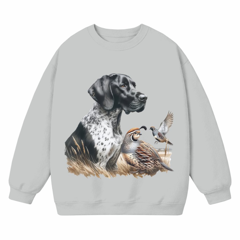 Pointer Dog Sweatshirt – Gift for Bird Hunters Outdoor Enthusiasts - front view
