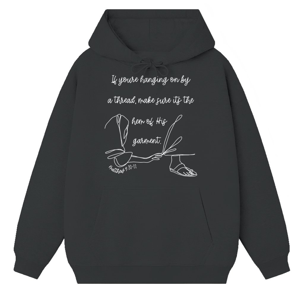 Faith Inspirational Christian Hoodie – Hem of His Garment Gift - front view