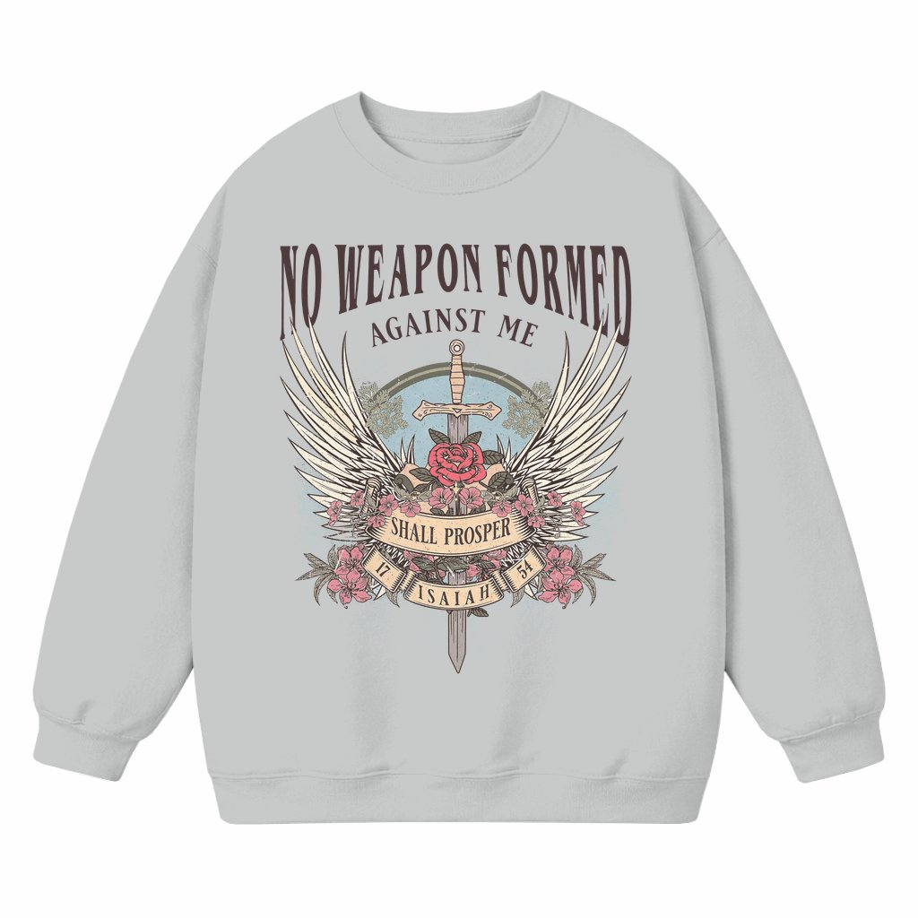 Boho Christian Bible Verse Sweatshirt – Christian Gift for Her - front view