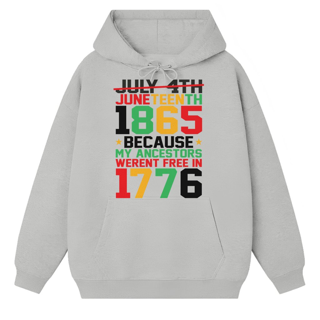 Juneteenth 1865 Hoodie – Juneteenth Gift Black History African American Heritage - front view