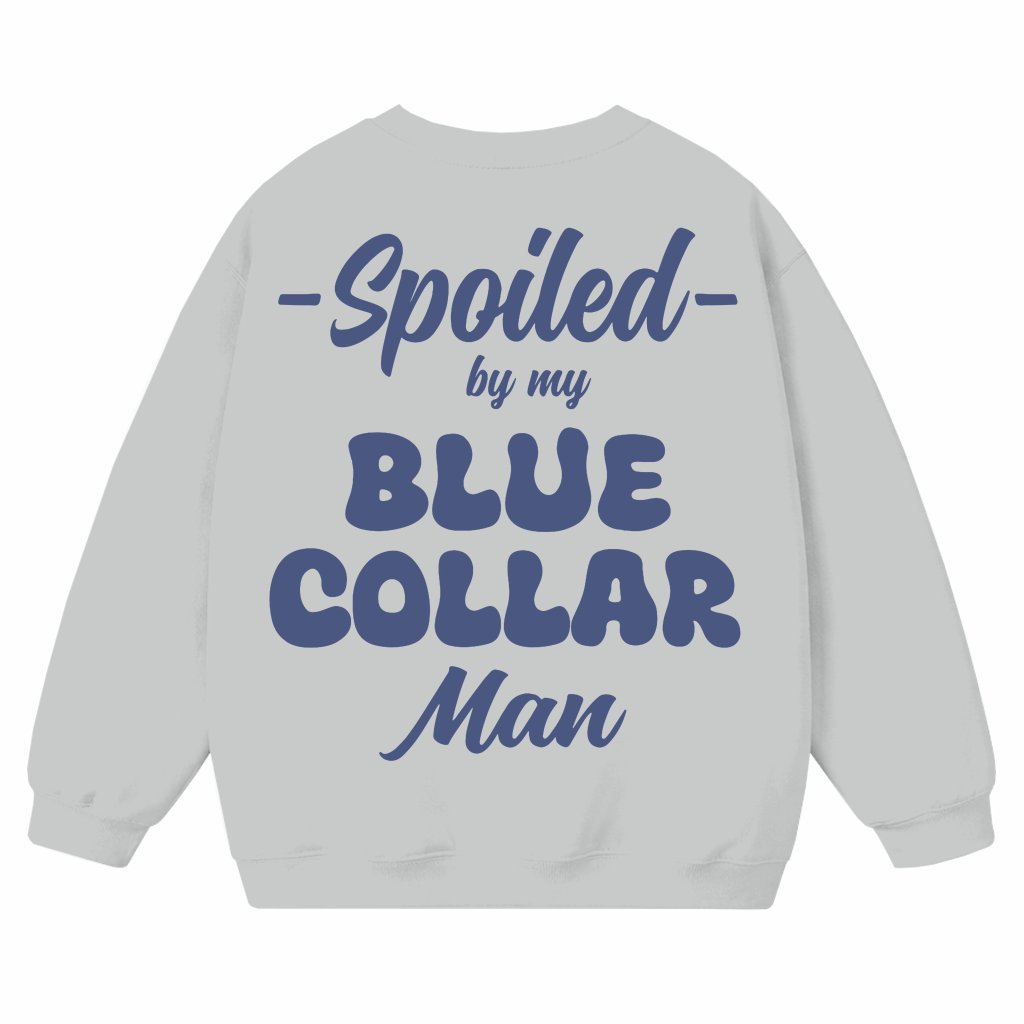 Vintage Letter Print Sweatshirt – Fall for Women Drop Shoulder - front view