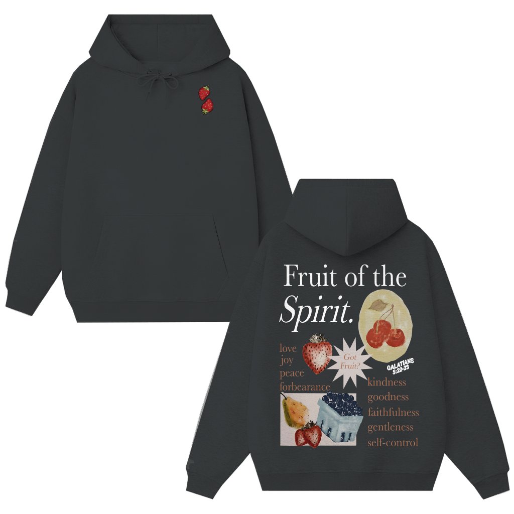 Fruit Of The Spirit Hoodie – Faith Gift for Christians - front view