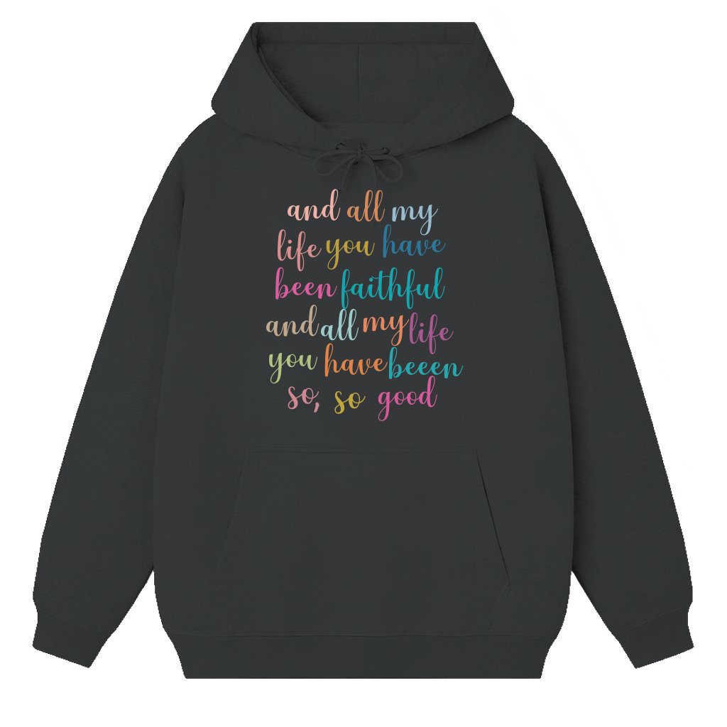 Christian Bible Verse Hoodie – Christian Gift for Him Her Faithful Inspirational - front view