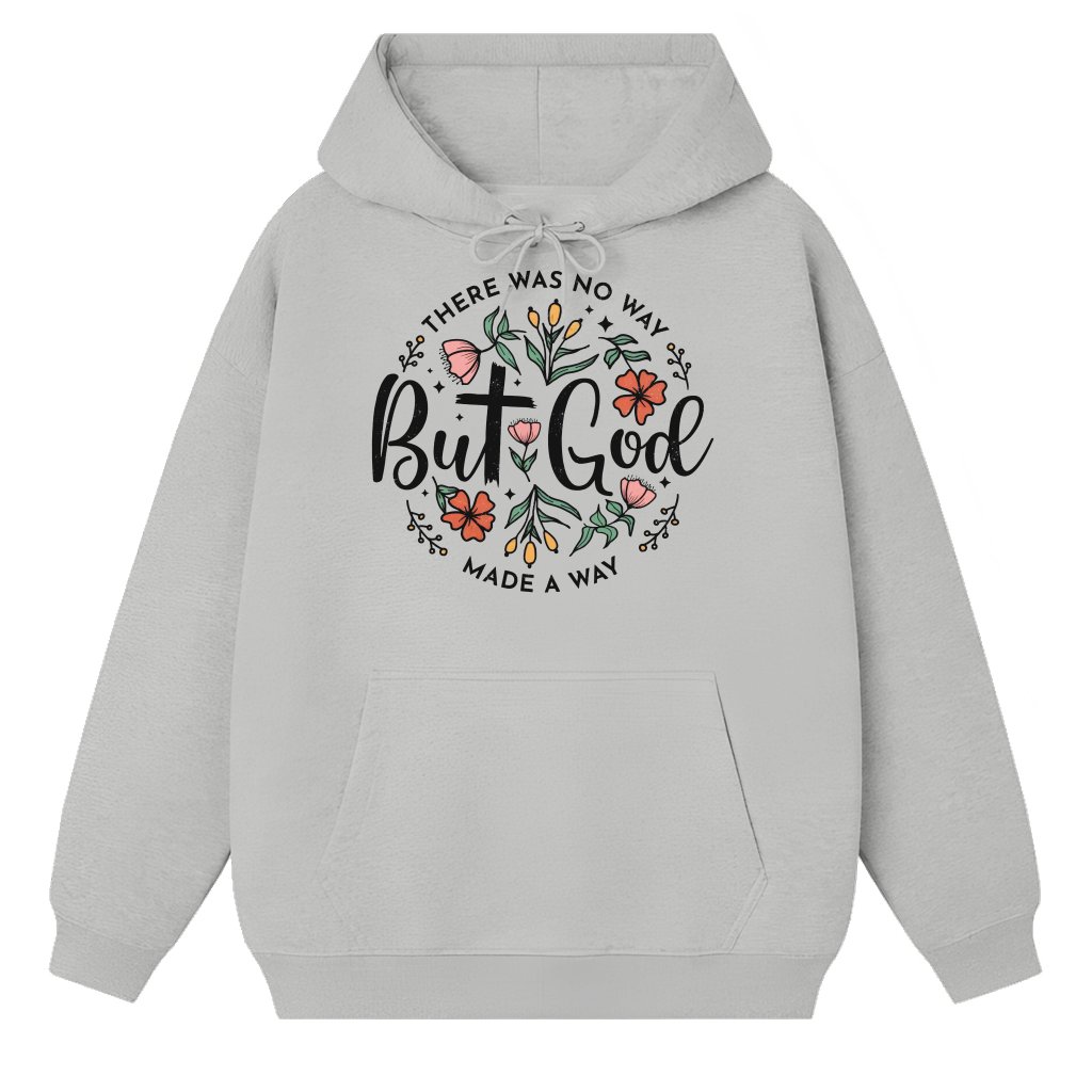 God Made A Way Hoodie – Christian Inspirational Bible Verse Gift - front view