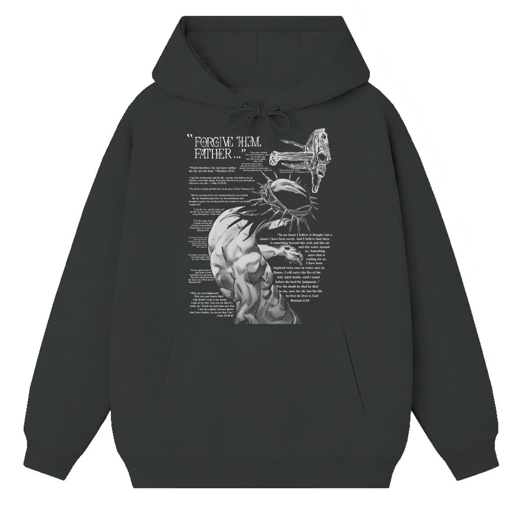 Forgive Them Father Bible Verses Hoodie – Religious Gift for Christians Classic - front view