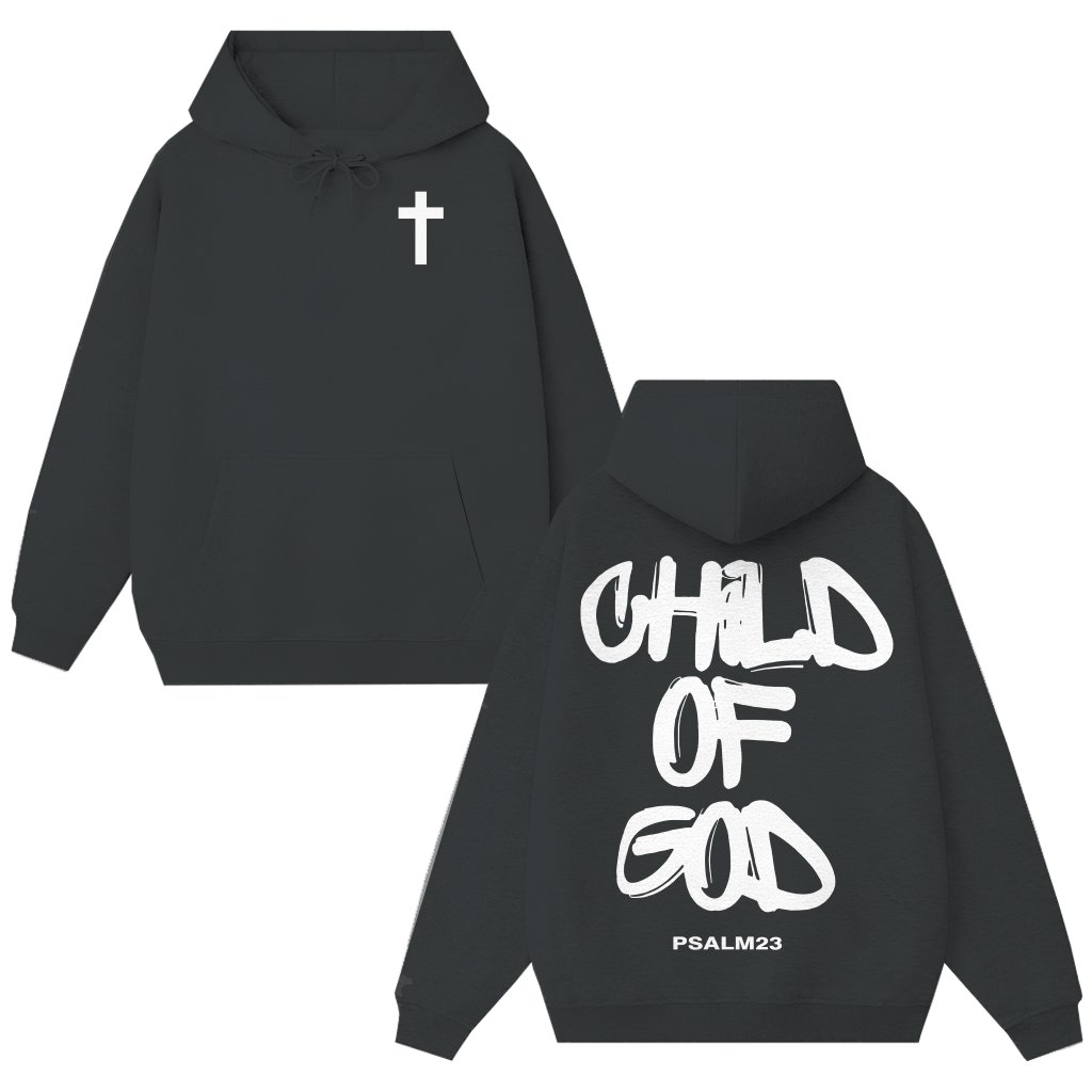 Child of God Hoodie – Inspirational Faith Gift for Women - front view