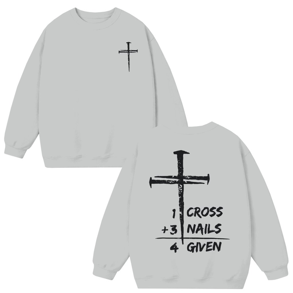 Philippians 4:13 Christian Faith Sweatshirt – Gift for Christian Inspirational - front view