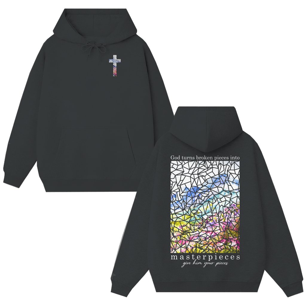 Christian Bible Verse Faith Hoodie – Gift for Believers - front view