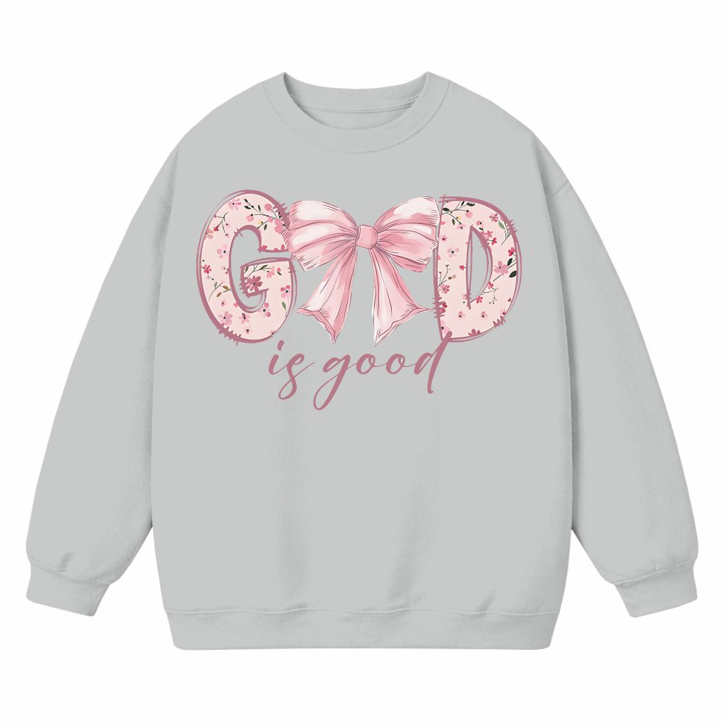 God is Good Sweatshirt – Christian Gift for Women - front view