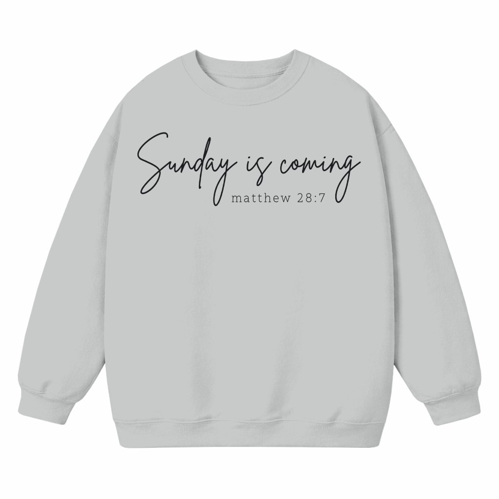 He is Risen Sweatshirt – Easter Gift for Christians - front view