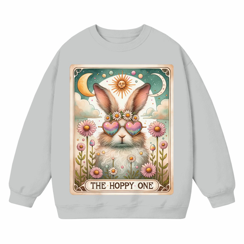 Easter Bunny Tarot Sweatshirt – Easter Christian Gift - front view